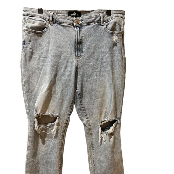 Vintage Jordache Acid Wash Ripped Jeans – Size 18 – 80s/90s - Picture 1 of 5